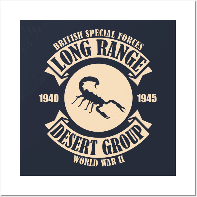 Long Range Desert Group LRDG Wall Art by TCP